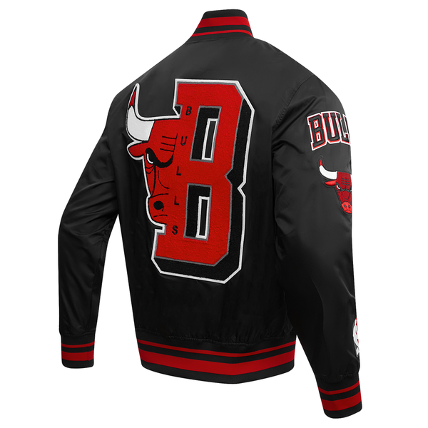 Chicago Bulls Mashup Rib Satin Jacket