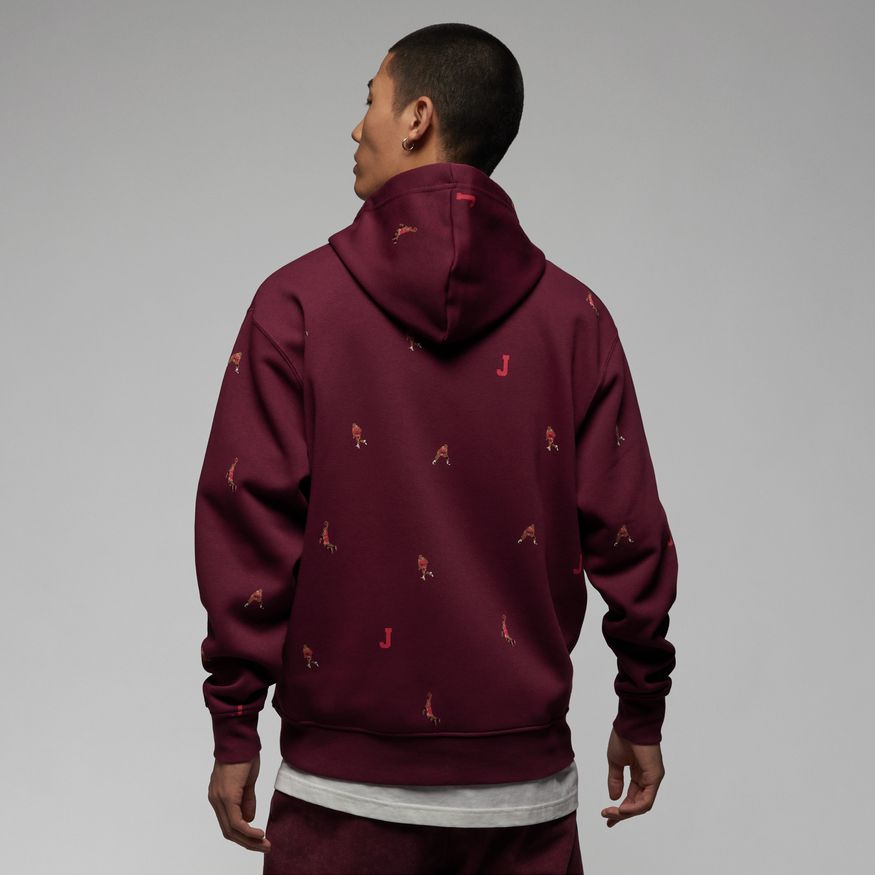 Maroon jordan sale hoodie