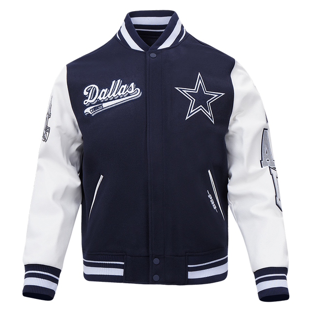 Dallas Cowboys Script Tail Rib Wool Varsity