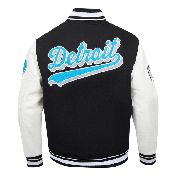 Detroit Lions Script Tail Rib Wool Varsity