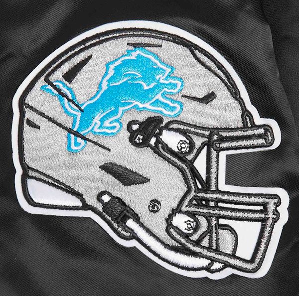 Detroit Lions Old English Rib Satin Jacket