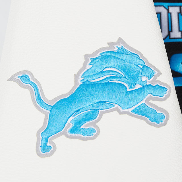 Detroit Lions Split Logo M Rib Wool Varsity Jacket