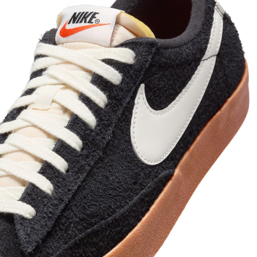 Nike blazer low black suede hotsell